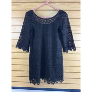 Divided by H&M Lace Bell Sleeve Dress, Black, Size S, NWT